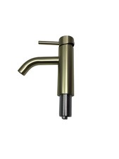 Ibergrif Waschtischarmatur Wasserhahn Bad Mischbatterie, Edelstahl, Chrom, Gold