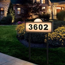 Solar LED Hausnummerleuchte