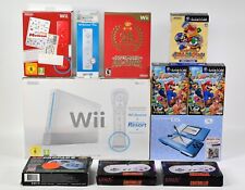Nintendo OVP Sammlung,Wii,Mario Party 7,Eaxus,Remote,Mario All-Stars,DS,leer ❗
