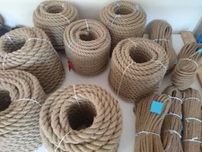 JUTESEIL 2mm - 70mm Naturhanf Hanfseil Jute Seile Leine Schnur Tau
