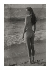 Vintage Foto Abzug Frau, Akt