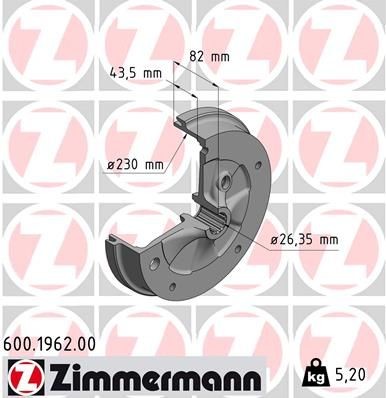 Zimmermann bremstrommel - zimmermann,