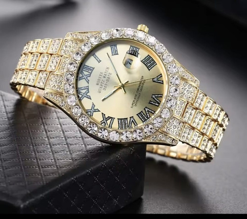 Modiva herren armbanduhr gold - armbanduhr,