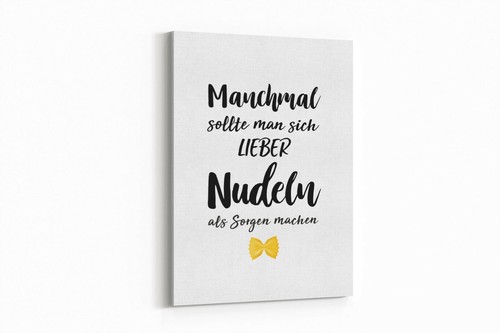 Leinwand nudeln essen wandbild - nudeln,