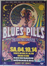 Blues Pills, The Vintage Caravan, Poster, Plakat, Rock Fabrik Nürnberg, 2014