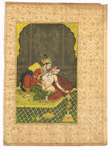 Hand miniatur indien malerei - miniatur,