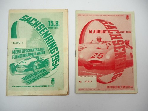 Programmheft sachsenring - 2x,