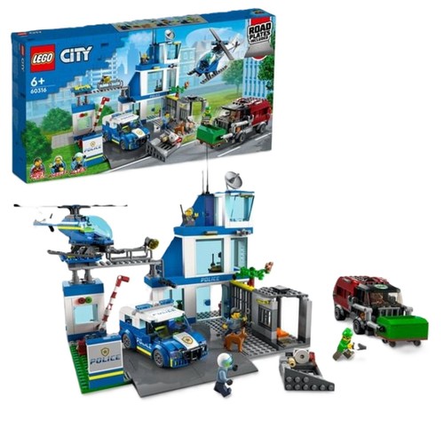 Lego city 60316 polizeistation - city,