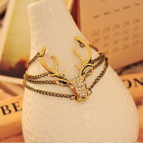 Hirsch geweih reh - elch, armband