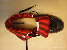 NEU! Converse Chuck Taylor All Star Schuhe, hoch, schwarz/rot Gr. 8,  EU 41,5
