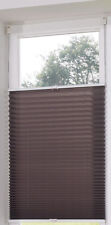 Klemmfix Plissee beidseitig Thermo anthrazit Abdunklung ohne bohren ab 40 cm
