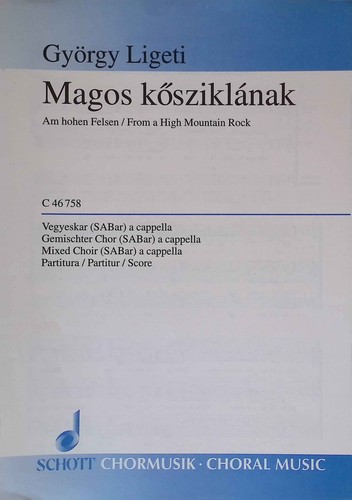 Magos kösziklának hohen - kösziklának:,