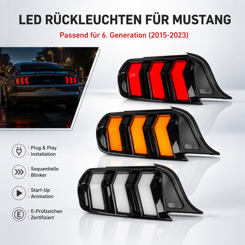 1paar led heckleuchten - led,