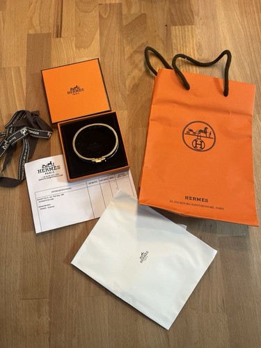 Hermes armreif noir gold - hermes,