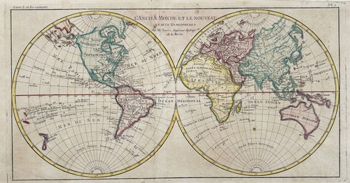 Weltkarte world mappemonde
