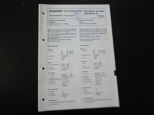 Original service manual - original,