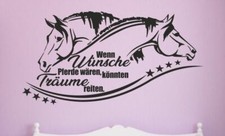 Wandtattoo Wandaufkleber Aufkleber Kinder Tattoo Pferd Horse Stute Fohlen 155