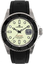 LORENZ DOUBLE INJECTION FULL LUME 030197LL Herrenuhr Automatik Ceram Zifferblatt
