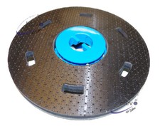 Dom-Treibteller Igelbelag m.CL-blau Künzle + Tasin Bona Flexisand 1.9 - 406 mm Ø