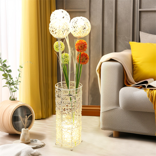 Natur led stehlampe - natur, landhaus