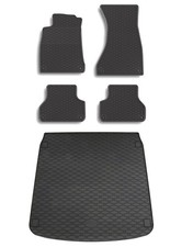 Fußmatten Kofferraumwanne für Audi A4 B9 8W Avant 2015- im Set Gummi Matten