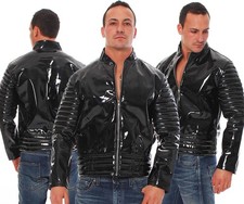 Lack Jacke Vinyl Qualität