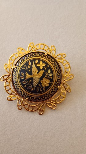 Toledo brosche goldfarben - brosche,