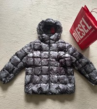 Diesel Padded Winterjacke Grau