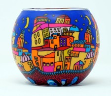 Teelicht Brige Dorf Stadt