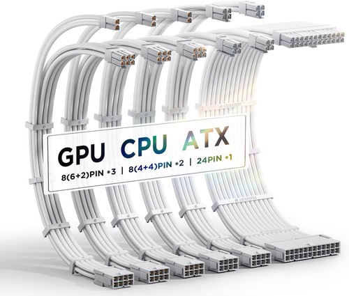 16awg sleeved cable kit - sleeved,