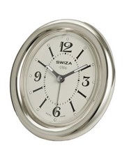 Tischuhr Wecker Oval Swiza