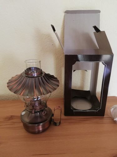 Alte kupfer petroleumlampe - alte,