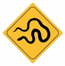 Aufkleber Sticker Achtung