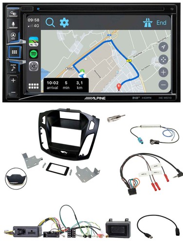 Alpine dab tmc bluetooth 2din - bluetooth,
