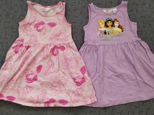 H&M Disney Prinzessinnen Mädchen Sommer-Kleid Gr.110/116, Rapunzel,Belle,Jasmin