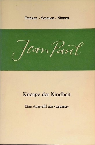 Knospe der kindheit eine - der, :