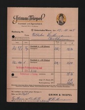 UNTERRIEDEN/WERRA, Rechnung