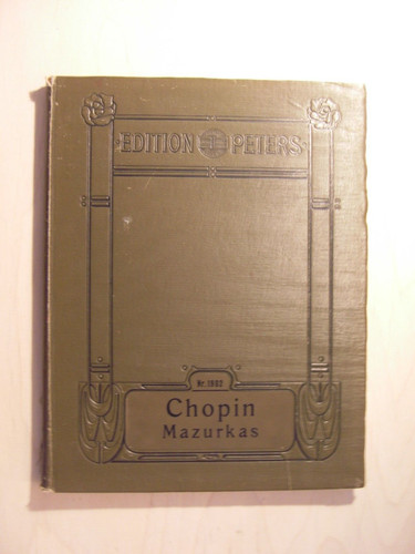 Alte notenbücher chopin - alte,