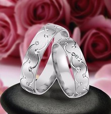 2 Ringe Trauringe Eheringe mit