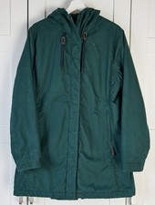 Tatonka Malava Women's Hooded Coat Parka | GR. 40 | Teal Green | lavalan Wolle