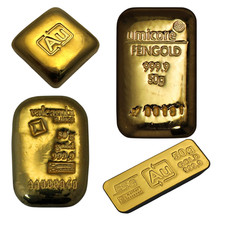 50 g Goldbarren Guss 999,9 –