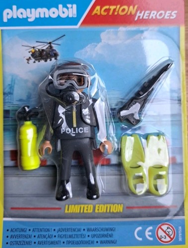 Playmobil polizei taucher - playmobil, |