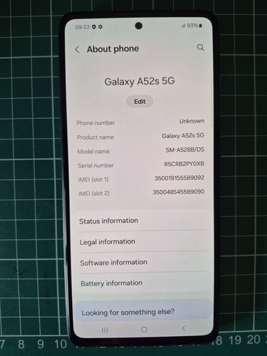 Samsung galaxy a52s - samsung, 5g