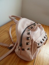 Rucksack klein leder nieten - klein,