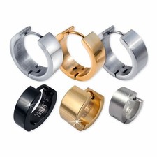 Edelstahl Creolen Ohrringe