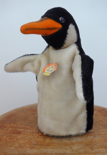 Steiff handpuppe pinguin - steiff,