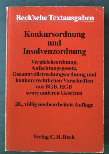Konkursordnung und