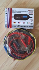 Batterieladegerät und Starthilfekabel