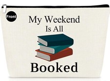 Buchliebhaber Geschenke Initiale "R" personalisierte Kosmetiktasche