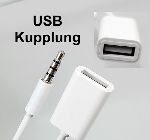 Usb kupplung auf aux 5 - aux, 3,5
